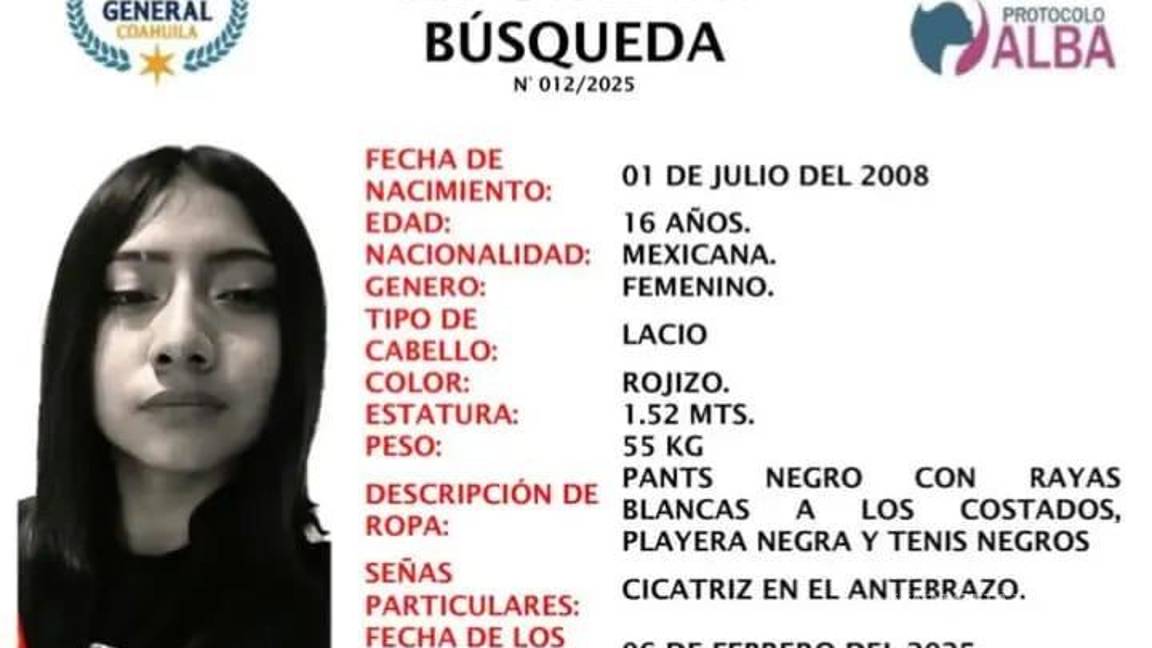 Buscan a Vanessa Yailin, jovencita que ya no llegó a casa Buscan a Vanessa Yailin, jovencita que ya no llegó a casa