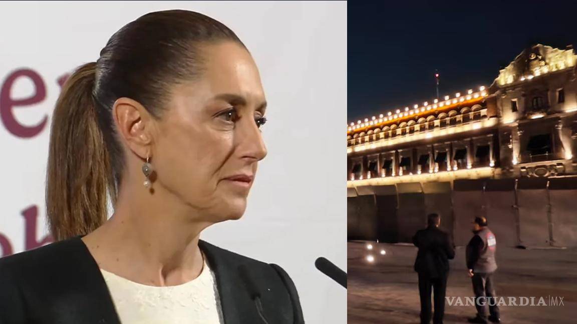 ‘Las vallas son de protección, para ellas incluso’... Sheinbaum explica motivos del cerco en Palacio Nacional previo al 8M ‘Las vallas son de protección, para ellas incluso’... Sheinbaum explica motivos del cerco en Palacio Nacional previo al 8M