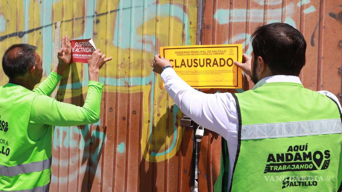 Clausuran en Saltillo 12 recicladoras y tiraderos ilegales; participa la Sedena en el operativo Clausuran en Saltillo 12 recicladoras y tiraderos ilegales; participa la Sedena en el operativo