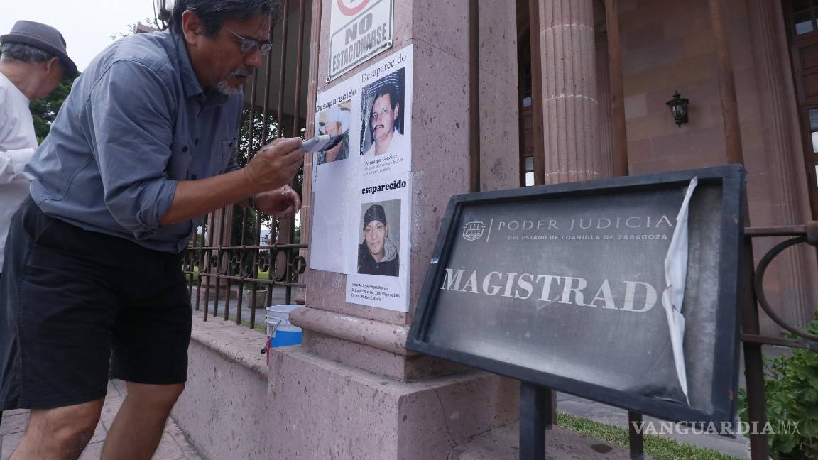 Coahuila: familiares de personas desaparecidas recuerdan tarea pendiente al Poder Judicial local Coahuila: familiares de personas desaparecidas recuerdan tarea pendiente al Poder Judicial local