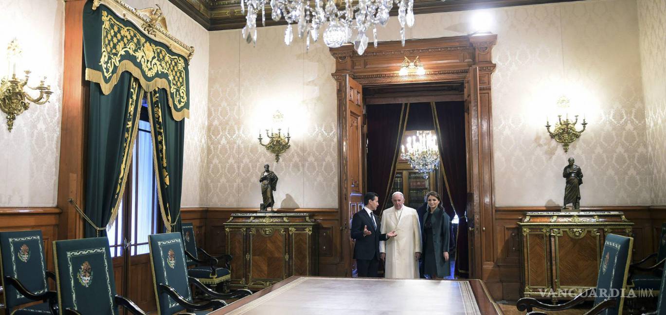 En el marco de la visita a México de S. S. el Papa Francisco, el Presidente Enrique Peña Nieto y el Sumo Pontífice sostuvieron una reunión privada. $!En el marco de la visita a México de S. S. el Papa Francisco, el Presidente Enrique Peña Nieto y el Sumo Pontífice sostuvieron una reunión privada.