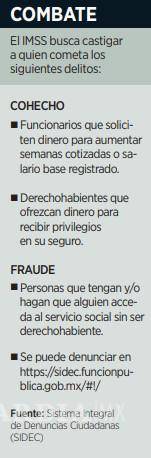 Pide IMSS denunciar actos de corrupción en afiliación $!Pide IMSS denunciar actos de corrupción en afiliación