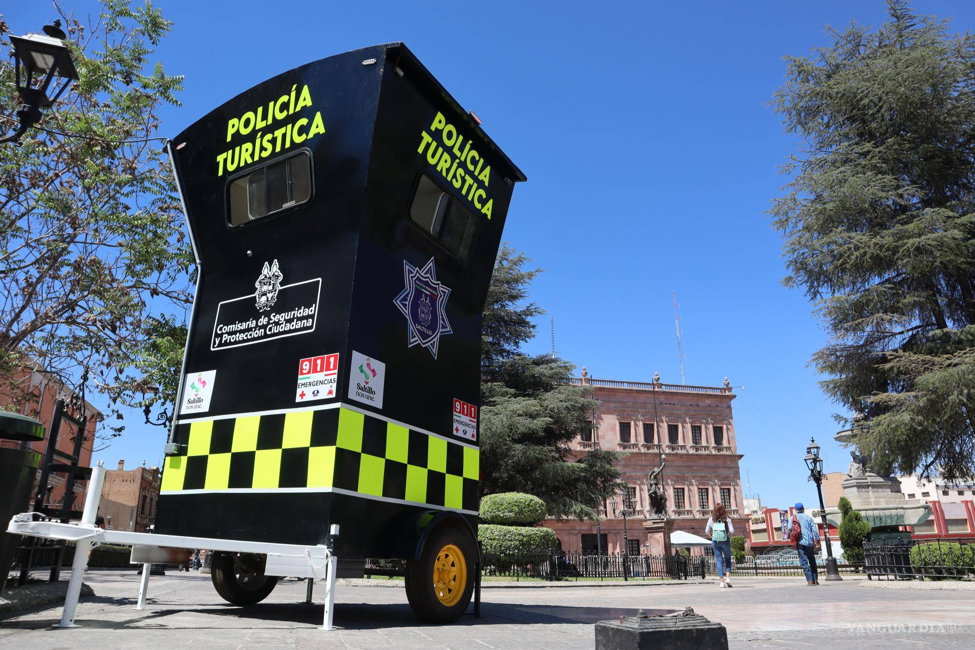 La caseta de la policía Turística sí se ha salvado del vandalismo. $!La caseta de la policía Turística sí se ha salvado del vandalismo.