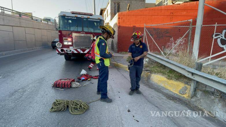 El operativo se llevó a cabo en la lateral del periférico, pasando la colonia Villa Universidad. $!El operativo se llevó a cabo en la lateral del periférico, pasando la colonia Villa Universidad.