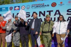 El evento concluyó con el encendido de sirenas por parte de las unidades participantes, marcando de manera oficial el inicio de las acciones del operativo Semana Santa Segura 2025.