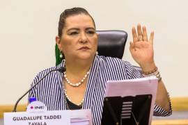 El Instituto Nacional Electoral (INE), consejera presidenta, Guadalupe Taddei