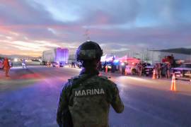 Fuerzas de seguridad municipal, estatal y federal conforman este filtro de seguridad.