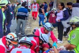 El autobús salió de San Luis de la Paz, Guanajuato, y llevaba a peregrinos al santuario de Chalma, en Malinalco, Edomex