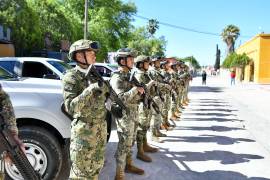Van a participar en el operativo de seguridad, elementos del Ejército mexicano.