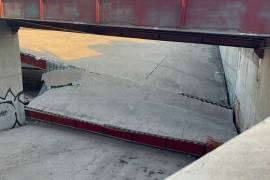 La estructura subterránea fue construida en 2016 como parte del proyecto original del Metrobús.