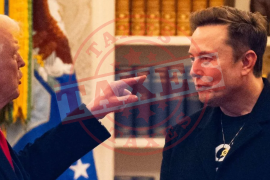El presidente Trump y su consejero, Elon Musk, discuten sobre los aranceles