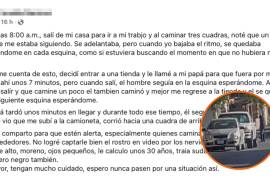 La joven denunció que fue seguida por un hombre mientras caminaba hacia su trabajo.