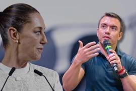La presidenta de México, Claudia Sheinbaum, aseveró que México no reanudará relaciones con Ecuador mientras Daniel Noboa sea el mandatario del país suramericano y tachó de “dudoso” su triunfo en las elecciones del domingo.