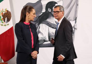 Presidenta, Claudia Sheinbaum | Ministro de Hacienda, Edgar Amador Zamora