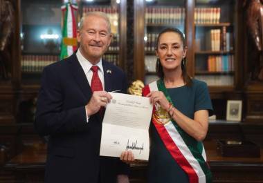 La presidenta reiteró que es prioridad para México fortalecer la relación y cooperación entre las naciones | Foto: Especial