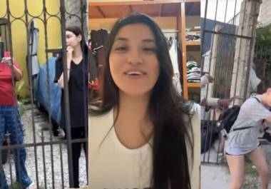 Daniela compartió en TikTok un video de como la familia invasora se burló de su madre cuando acudieron a pedirles que desalojaran el inmueble, a lo que se negaron e ingresaron de nuevo al domicilio entre risas.