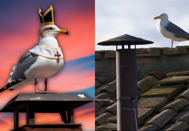 Dos gaviotas se posaron durante horas sobre la chimenea de la Capilla Sixtina, convirtiéndose en de manera viral en protagonistas simbólicas del inicio del cónclave observado por fieles en todo el mundo.