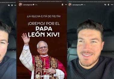 A través de sus historias de Instagram, el gobernador de Nuevo León, Samuel García, reveló su interés de invitar al nuevo Papa León XIV a la entidad a la Presa León.